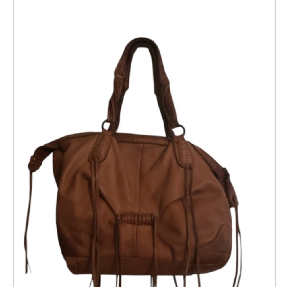 Lucky Brand Brown Leather Hobo Bag